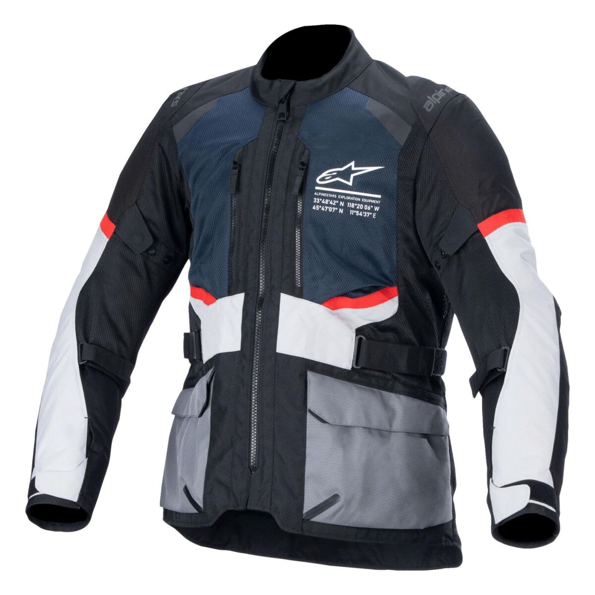 Alpinestars Andes Air Drystar Korumalı Motosiklet Montu Siyah / Gri / Mavi Fiyatı ve Özellikleri