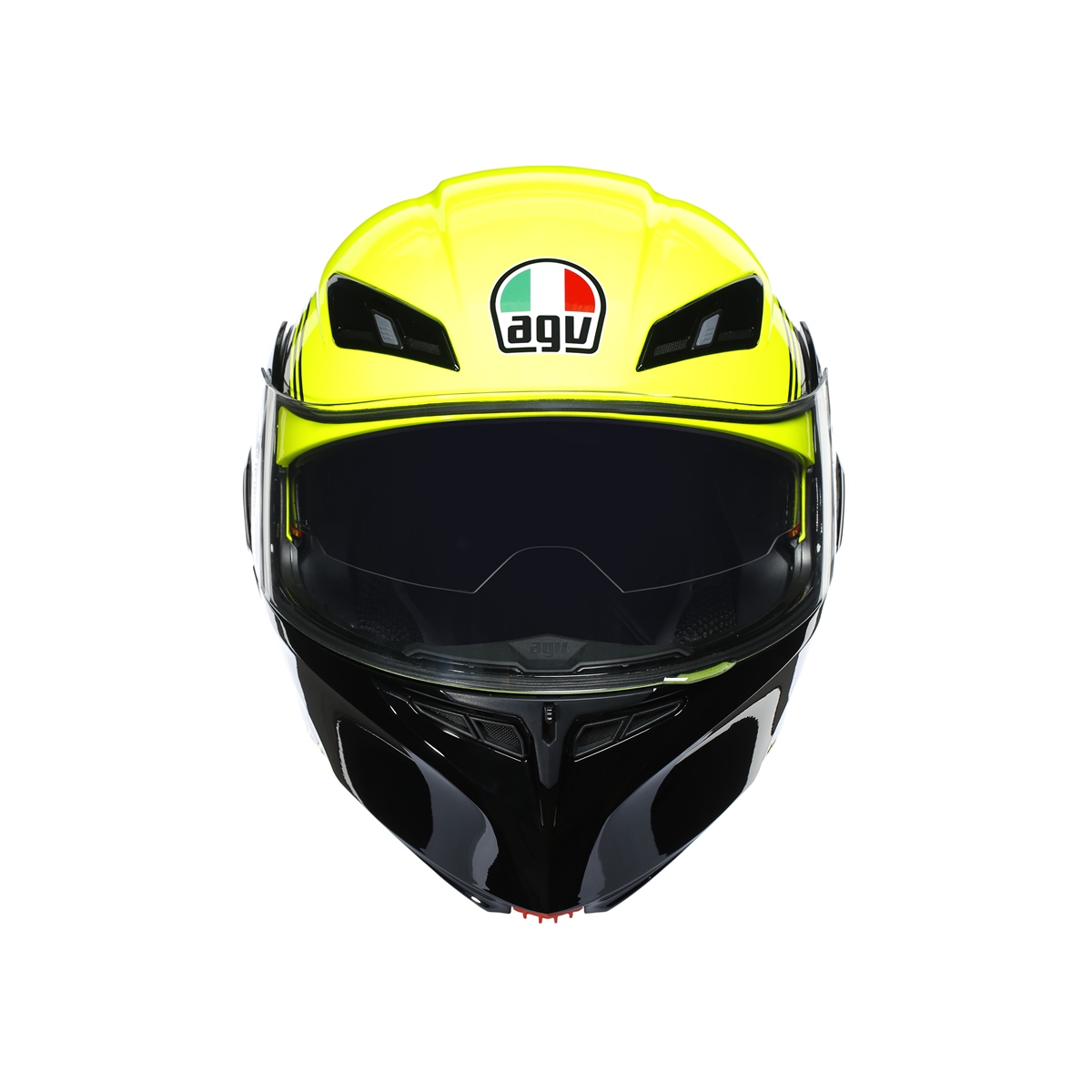 Agv Compact St Detroıt Çene Açılır Kask Sarı-siyah