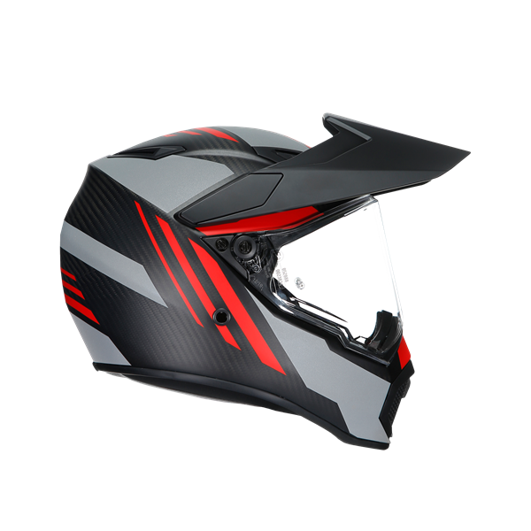 Agv Ax-9 Kask karbon-kırmız | AGV Kask Modelleri