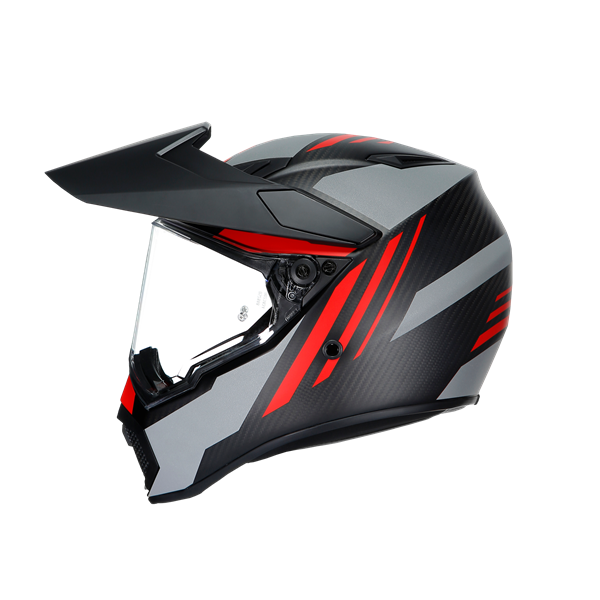 Agv Ax-9 Kask karbon-kırmız | AGV Kask Modelleri
