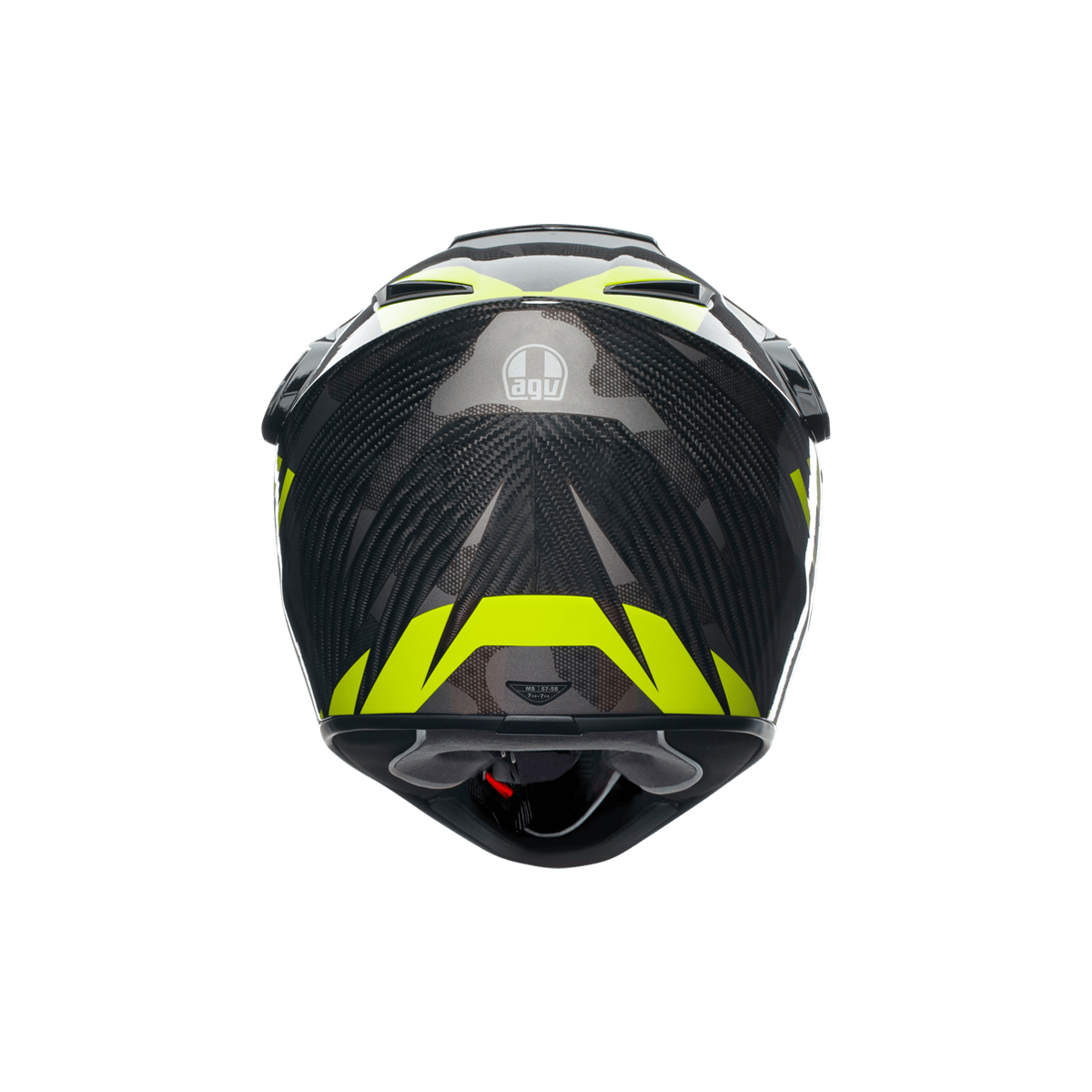 Agv Ax9 Multı Steppa Kapalı Kask Karbon Gri-neon Sarı