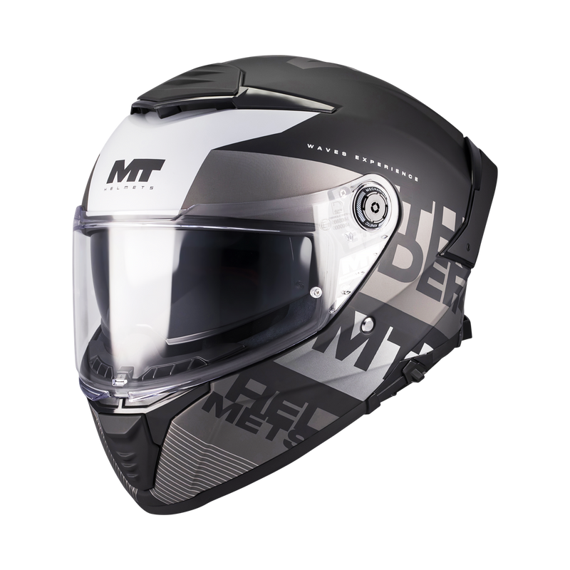 MT HELMETS Thunder 4 sv / waves b2 matt full face